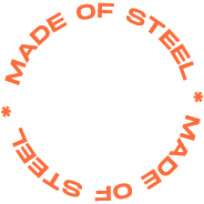 Made of steel